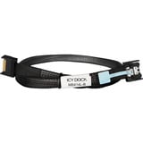 Icy Dock MB414L-B, Cable negro