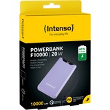 Intenso F10000 Purple, 7332033, Banco de potencia lila