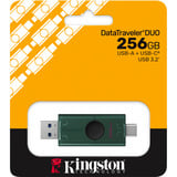 Kingston DataTraveler Duo 256 GB, Lápiz USB verde