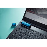 Kingston IronKey 256GB USB-C Vault Privacy 50C cifrado AES-256, FIPS 197, Lápiz USB celeste/Negro, FIPS 197, 256 GB, USB Tipo C, 3.2 Gen 1 (3.1 Gen 1), 230 MB/s, Tapa, Negro, Azul