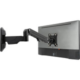 Lindy Soporte de pared para pantalla con resorte de gas, Soporte de monitor negro, 9 kg, 33 cm (13"), 81,3 cm (32"), 75 x 75 mm, 100 x 100 mm, Negro