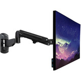 Lindy Soporte de pared para pantalla con resorte de gas, Soporte de monitor negro, 9 kg, 33 cm (13"), 81,3 cm (32"), 75 x 75 mm, 100 x 100 mm, Negro