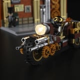 Lumibricks Persecución de motocicletas steampunk, Juegos de construcción 