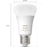 Philips Hue Bombilla inteligente A60 - E27 - 800 (paquete de 2), Lámpara LED Philips Hue White and Color ambiance Bombilla inteligente A60 - E27 - 800 (paquete de 2), Bombilla inteligente, Blanco, Bluetooth/Zigbee, LED, E27, 2000 K