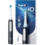 Procter & Gamble iO 8006540730744 cepillo eléctrico para dientes Adulto Cepillo dental vibratorio Negro, Cepillo de dientes eléctrico negro, Adulto, Cepillo dental vibratorio, Cuidados diarios, Sensible, Blanqueador, Negro, 2 min, Alrededor