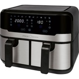 ProfiCook PC-FR 1242 H, Freidora de aire caliente negro/Acero fino