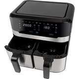 ProfiCook PC-FR 1242 H, Freidora de aire caliente negro/Acero fino