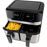 ProfiCook PC-FR 1242 H, Freidora de aire caliente negro/Acero fino