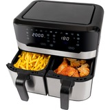 ProfiCook PC-FR 1242 H, Freidora de aire caliente negro/Acero fino