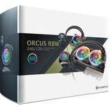 RAIJINTEK ORCUS 240 RBW 240mm, Refrigeración por agua negro