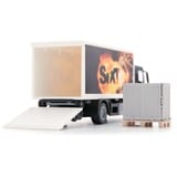 SIKU SUPER camión MAN con carrocería de caja, Automóvil de construcción 