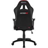 Sharkoon Skiller SGS2 Jr. Silla para videojuegos universal Asiento acolchado Negro, Rojo, Asientos de juego negro/Rojo, Silla para videojuegos universal, 65 kg, Asiento acolchado, Respaldo acolchado, Universal, 160 cm