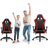 Sharkoon Skiller SGS2 Jr. Silla para videojuegos universal Asiento acolchado Negro, Rojo, Asientos de juego negro/Rojo, Silla para videojuegos universal, 65 kg, Asiento acolchado, Respaldo acolchado, Universal, 160 cm