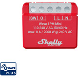 Shelly Wave 1PM Mini, Relé rojo