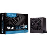 SilverStone ST60F-ES230 unidad de fuente de alimentación 600 W 20+4 pin ATX ATX Negro, Fuente de alimentación de PC negro, 600 W, 180 - 264 V, 47 - 63 Hz, 4.5 A, Activo, 120 W