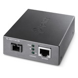TP-Link TL-FC111A-20 convertidor de medio 100 Mbit/s Monomodo Negro, Convertidor de medios 100 Mbit/s, IEEE 802.3, IEEE 802.3i, IEEE 802.3u, 10,100 Mbit/s, 10BASE-T, 100BASE-T, 100BASE-FX, Completo, Semi (dúplex)