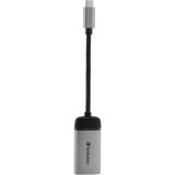Verbatim 49143 adaptador de cable de vídeo 0,1 m USB Tipo C HDMI Negro, Plata plateado/Negro, 0,1 m, USB Tipo C, HDMI, Macho, Hembra, Derecho