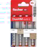 fischer Taco hueco DuoHM 6x55 S PZ, Pasador 