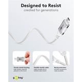 goobay Cable adaptador Ethernet USB-C 3.2 Gen2 > RJ-45, Slim blanco