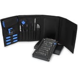 iFixit EU145307-4 herramienta para reparación de dispositivo electrónico, Kit de herramientas negro/Azul, Juegos de herramientas, Universal, Púa de apertura, Destornillador, Espátula de desmontaje, Ventosa, Pinzas, Negro, Azul, Acero inoxidable, Plano, Cabezas de tornillo Security Torx, Punta de horquilla, Torx, 3 pinzas