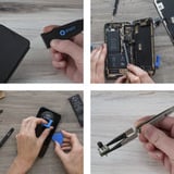 iFixit EU145307-4 herramienta para reparación de dispositivo electrónico, Kit de herramientas negro/Azul, Juegos de herramientas, Universal, Púa de apertura, Destornillador, Espátula de desmontaje, Ventosa, Pinzas, Negro, Azul, Acero inoxidable, Plano, Cabezas de tornillo Security Torx, Punta de horquilla, Torx, 3 pinzas