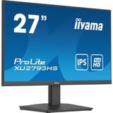 iiyama ProLite XU2793HS-B7 pantalla para PC 68,6 cm (27") 1920 x 1080 Pixeles Full HD LED Negro, Monitor LED negro (mate), 68,6 cm (27"), 1920 x 1080 Pixeles, Full HD, LED, 1 ms, Negro