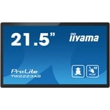 iiyama TW2223AS-B2 pantalla para PC 54,6 cm (21.5") 1920 x 1080 Pixeles Full HD Pantalla táctil Negro, Pantalla de gran formato negro (mate), 54,6 cm (21.5"), 1920 x 1080 Pixeles, Full HD, 18 ms, Negro