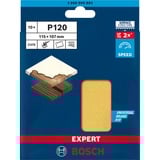 Bosch 2 608 900 893 disco de afilar Madera Hoja lijadora, Hoja de lija Hoja lijadora, Madera, Bosch, Marrón, Rectangular, 107 mm