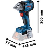 Bosch GDS 18V-330 HC PROFESSIONAL 1/2" 2800 RPM 560 Nm Negro, Azul, Rojo, Tornillo de percusión azul/Negro, Llave de impacto, Negro, Azul, Rojo, 1/2", 2800 RPM, 560 Nm, 1200 RPM