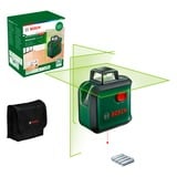 Bosch Láser de líneas cruzadas AdvancedLevel 360 verde/Negro