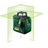 Bosch Láser de líneas cruzadas AdvancedLevel 360 verde/Negro
