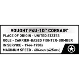 COBI Vought F4U-1D Corsair, Juegos de construcción verde oliva