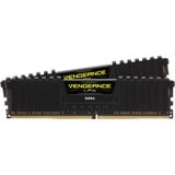 Corsair Vengeance LPX CMK16GX4M2D3000C16 módulo de memoria 16 GB 2 x 8 GB DDR4 3000 MHz, Memoria RAM negro, 16 GB, 2 x 8 GB, DDR4, 3000 MHz, 288-pin DIMM, Negro