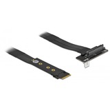 DeLOCK Adaptador M.2 Key M a U.2 SFF-8639 NVMe angular con cable de 20 cm, Tarjeta de interfaz 