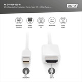 Digitus AK-340304-020-W, Adaptador blanco