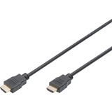 Digitus Cable de conexión HDMI High Speed, con Ethernet, Full HD 1080i/p negro