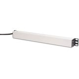 Digitus Regleta de enchufes 19" PDU con perfil de aluminio, 8 salidas negro/Aluminio