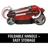 EINHELL 4326622, GE-CM 36/37 Li, Cortacésped rojo/Negro