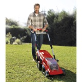EINHELL 4326622, GE-CM 36/37 Li, Cortacésped rojo/Negro
