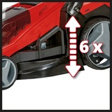 EINHELL GE-CM 36/43 Li M-Solo, Cortacésped rojo/Negro