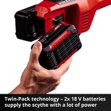 EINHELL Power X-Change AGILLO 3411320 Batterie Rechargeable Motorsense sans Batterie Rechargeable 36V, Cortador de cepillo rojo/Negro