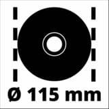 EINHELL TC-AG 115/750 amoladora angular 11,5 cm 11000 RPM 750 W 1,66 kg rojo/Negro, 11000 RPM, 11,5 cm, Corriente alterna, 1,66 kg