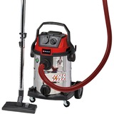 EINHELL TE-VC 2025 SACL, Aspiradora en húmedo y en seco rojo/Acero fino