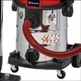 EINHELL TE-VC 2025 SACL, Aspiradora en húmedo y en seco rojo/Acero fino