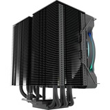 EKL Dolomit Premium Procesador Enfriador 12 cm Negro 1 pieza(s), Disipador de CPU negro (mate), Enfriador, 12 cm, 500 RPM, 1600 RPM, 23,5 dB, 92,6 m³/h
