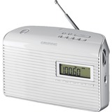 Grundig MUSIC61-W2 radio Portátil Analógica Blanco blanco, Portátil, Analógica, FM, 1 W, LCD, 3,5 mm