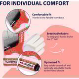 HUDORA Guantes de portero para niños, rojo, Talla M rojo/blanco