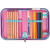 Herlitz FiloLight Plus Sea Bubbles, Cartera de escuela azul oscuro/Violeta
