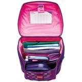 Herlitz FiloLight Plus Sea Bubbles, Cartera de escuela azul oscuro/Violeta