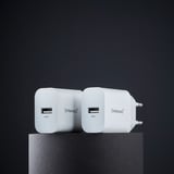 Intenso Adaptador de corriente W5A paquete de 2, Cargador blanco